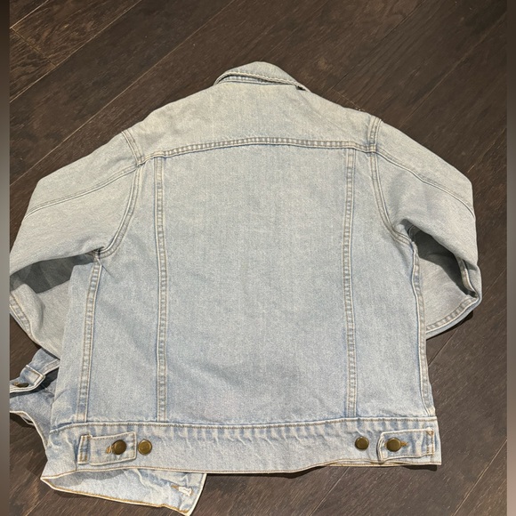 American Apparel Light Denim Jacket size XS Unisex - Picture 2 of 3